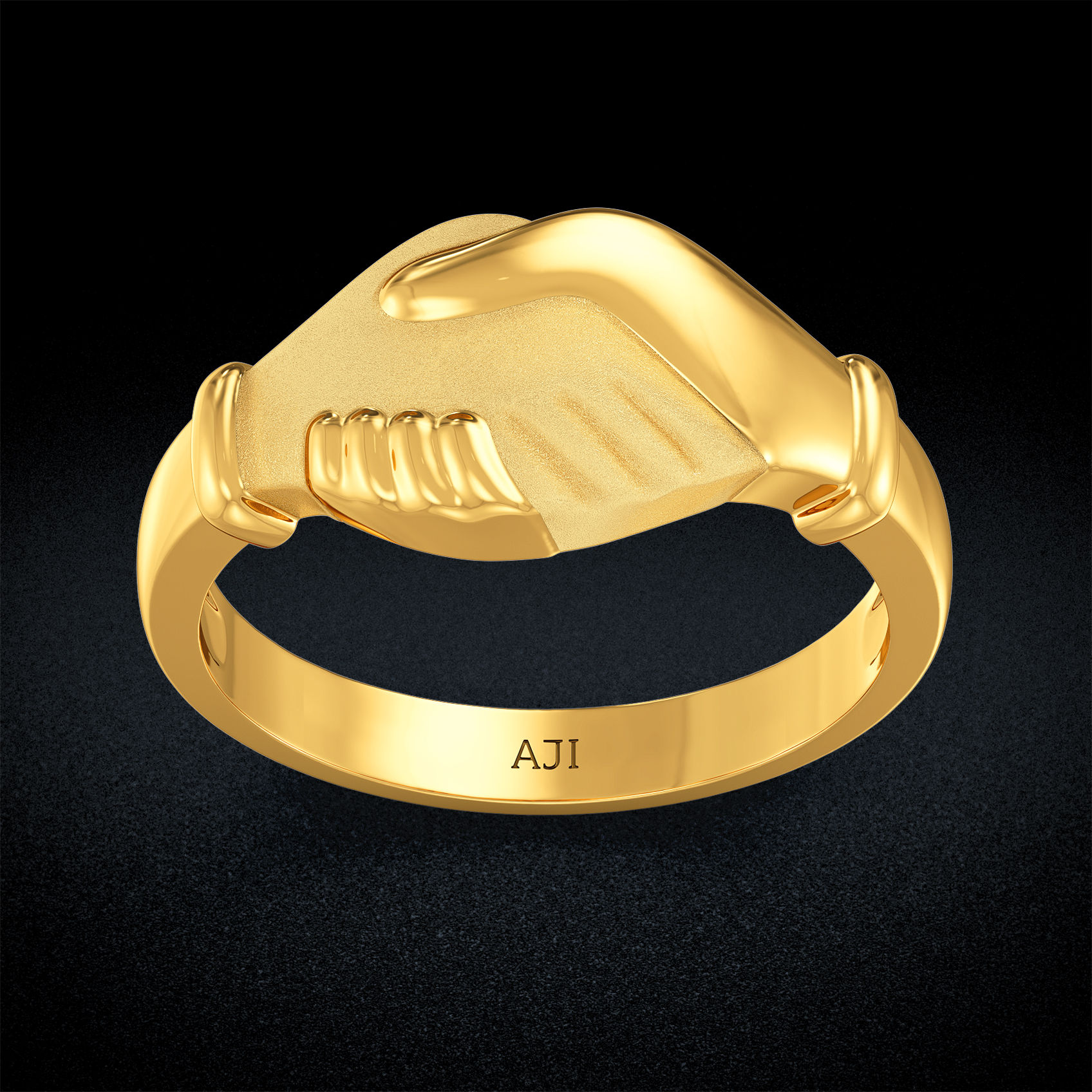 Inviting Gold Ring image