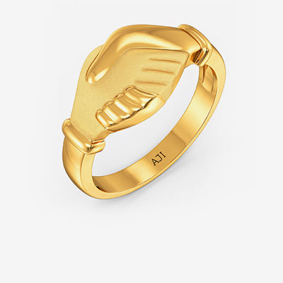 Inviting Gold Ring alternate view 1