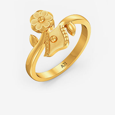Blooming Gold Women Ring alternate view 1