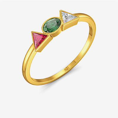 Stunning Gold Womens Ring alternate view 1