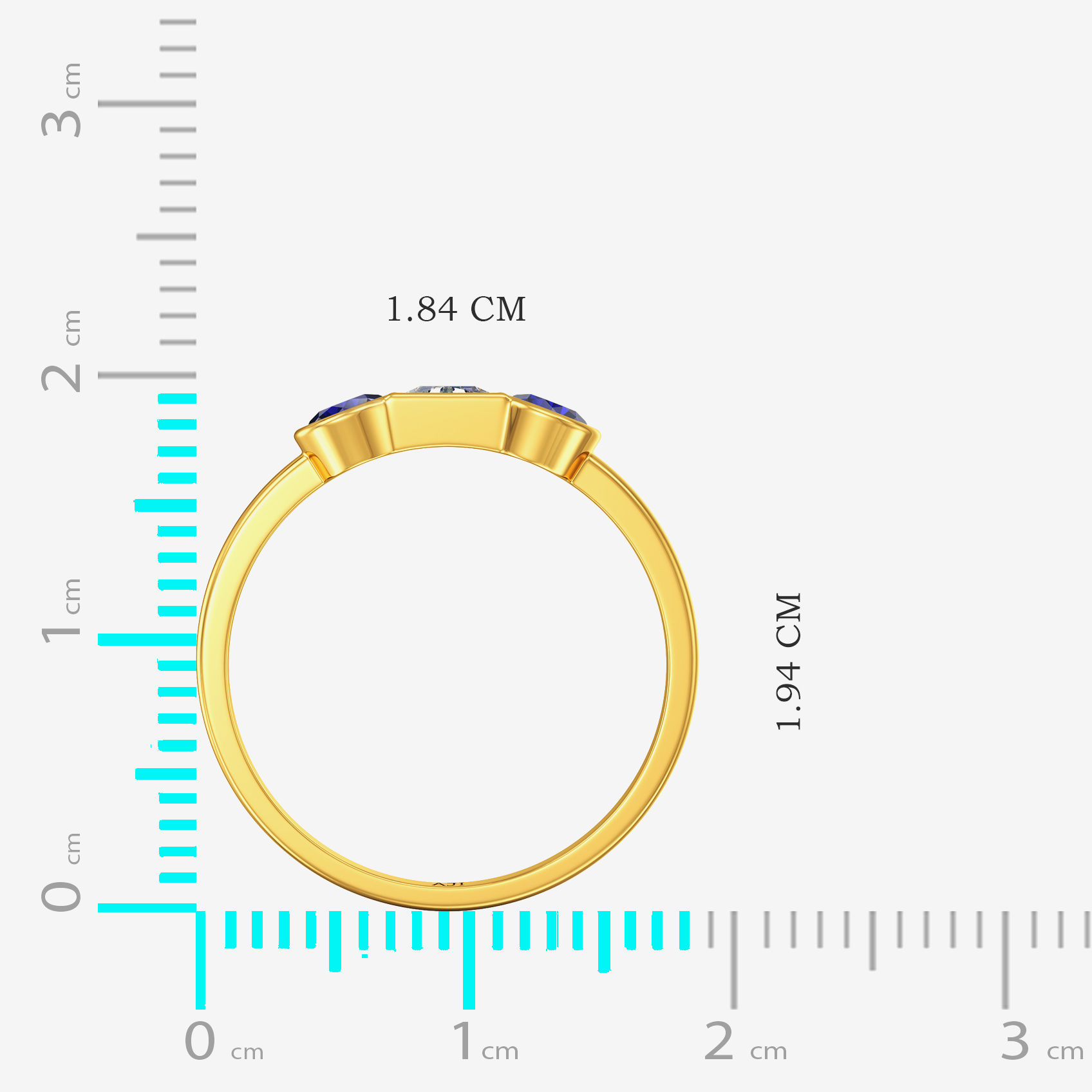 Attractive Gold Womens Ring image