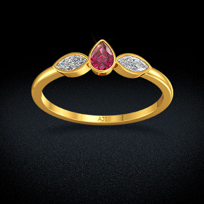 Exquisite Gold Womens Ring alternate view 2