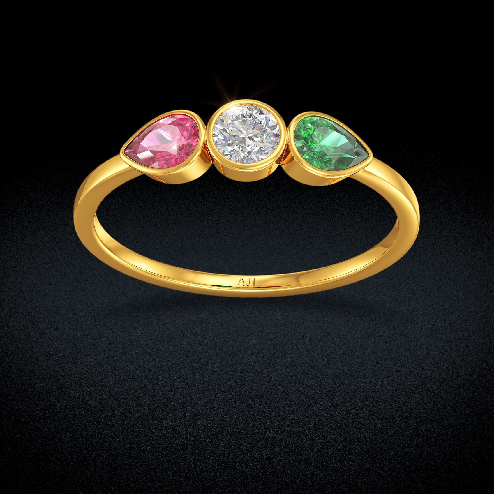 Radiant Gold Womens Ring alternate view 2