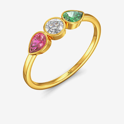 Radiant Gold Womens Ring alternate view 1