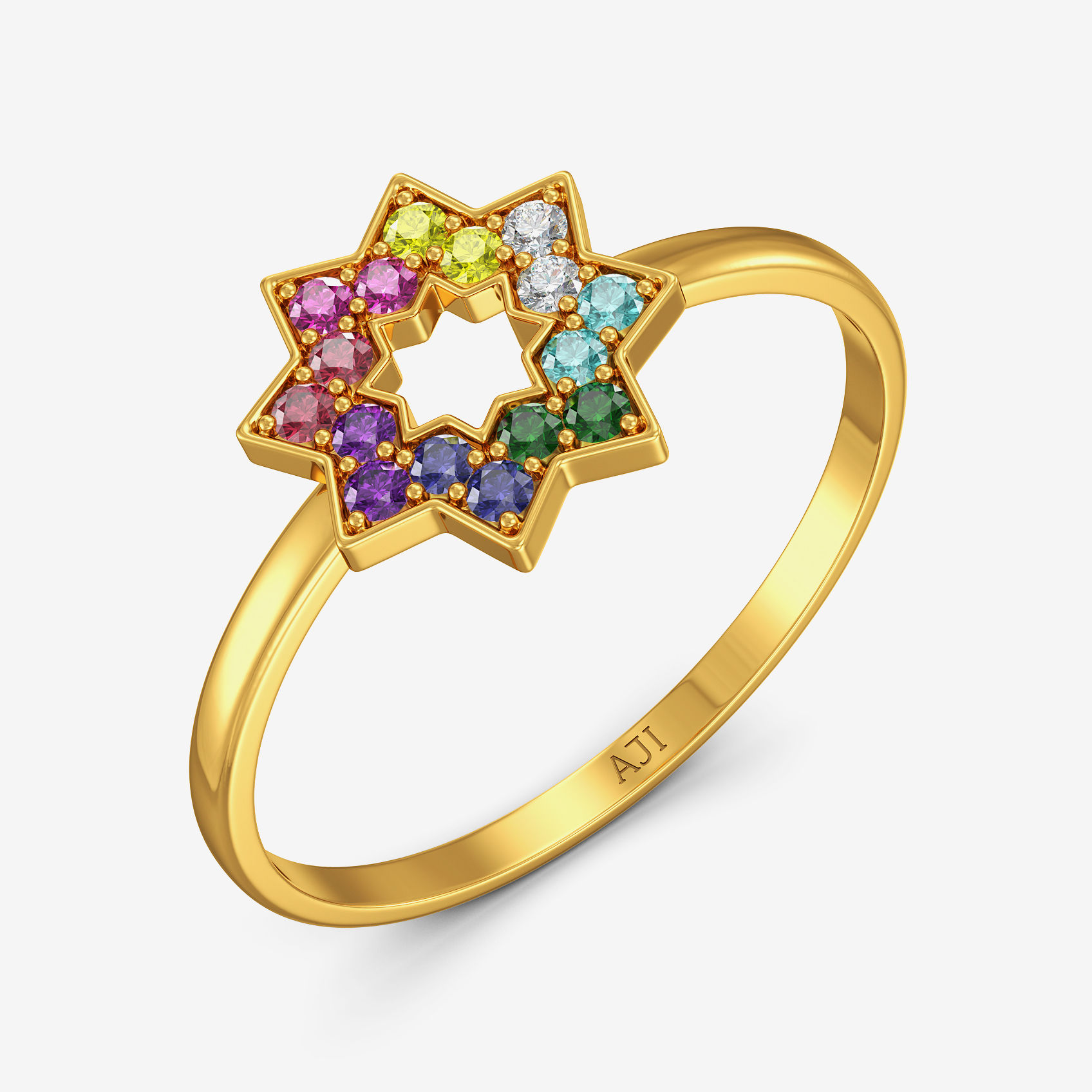 Color Band Women Rings