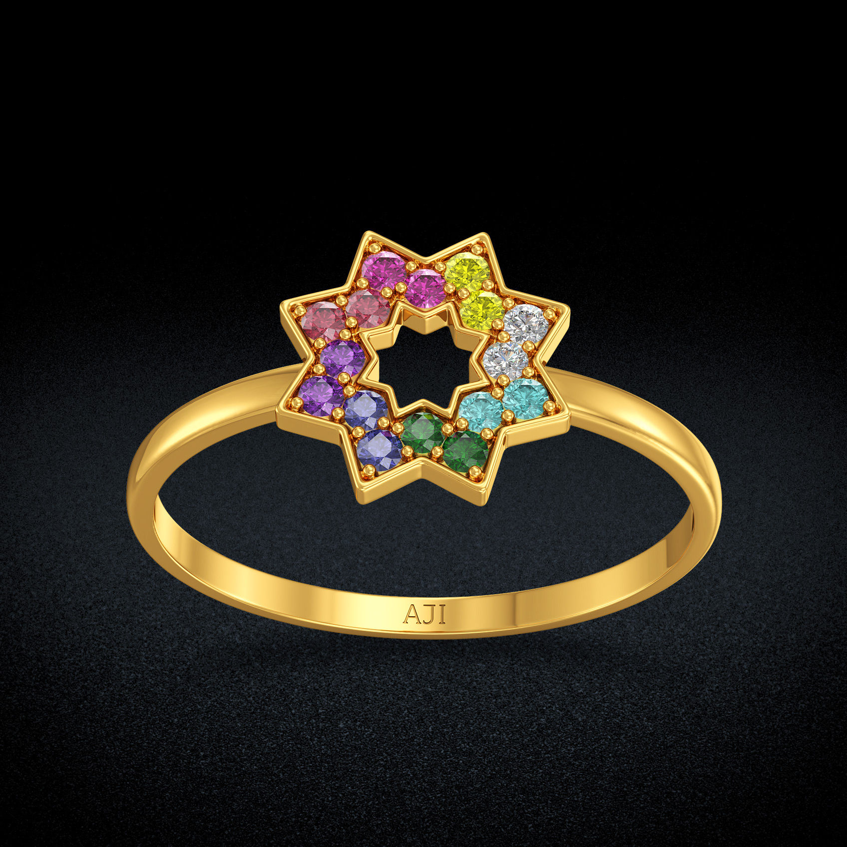 Color Band Women Rings image
