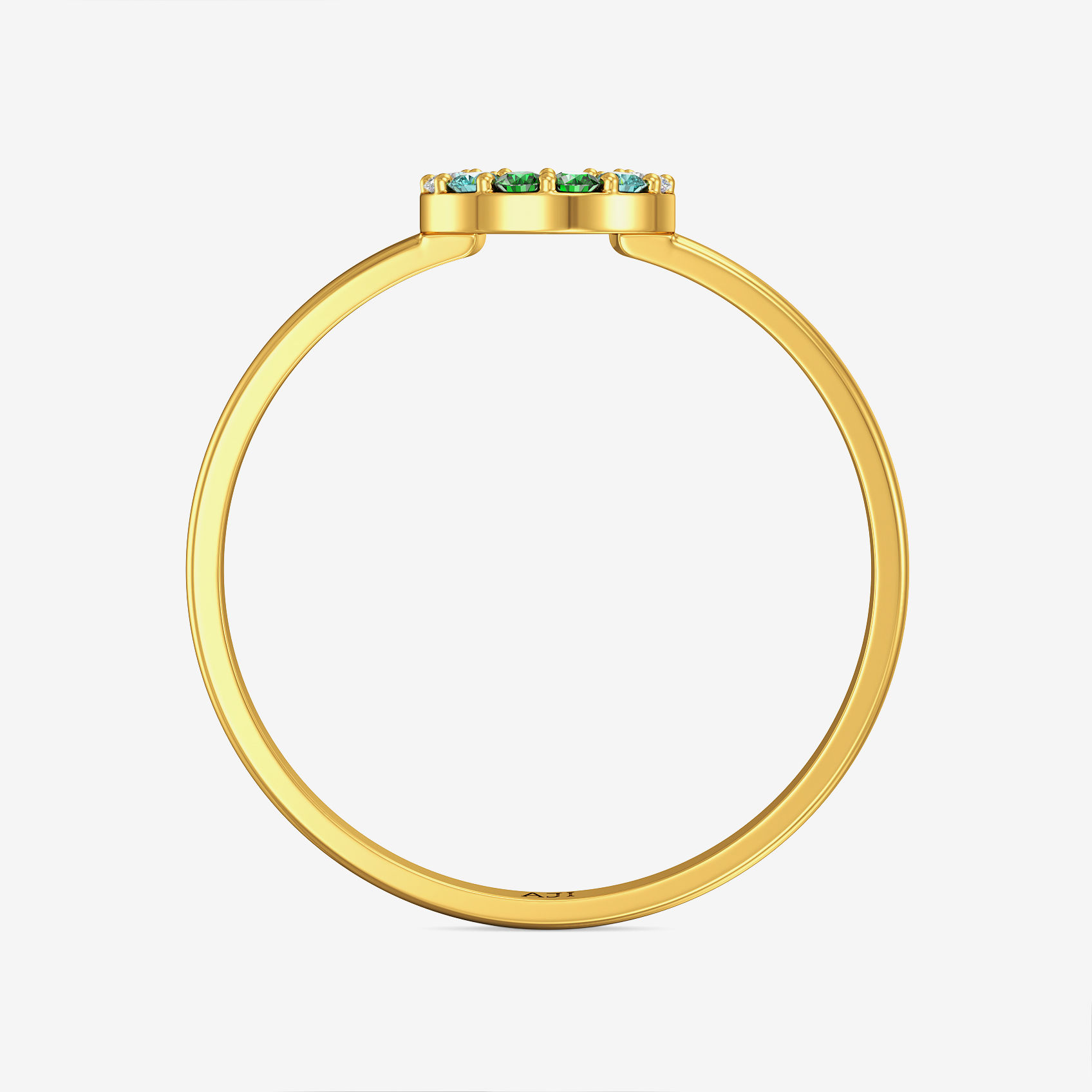 Multi-hued Arch Women Rings image