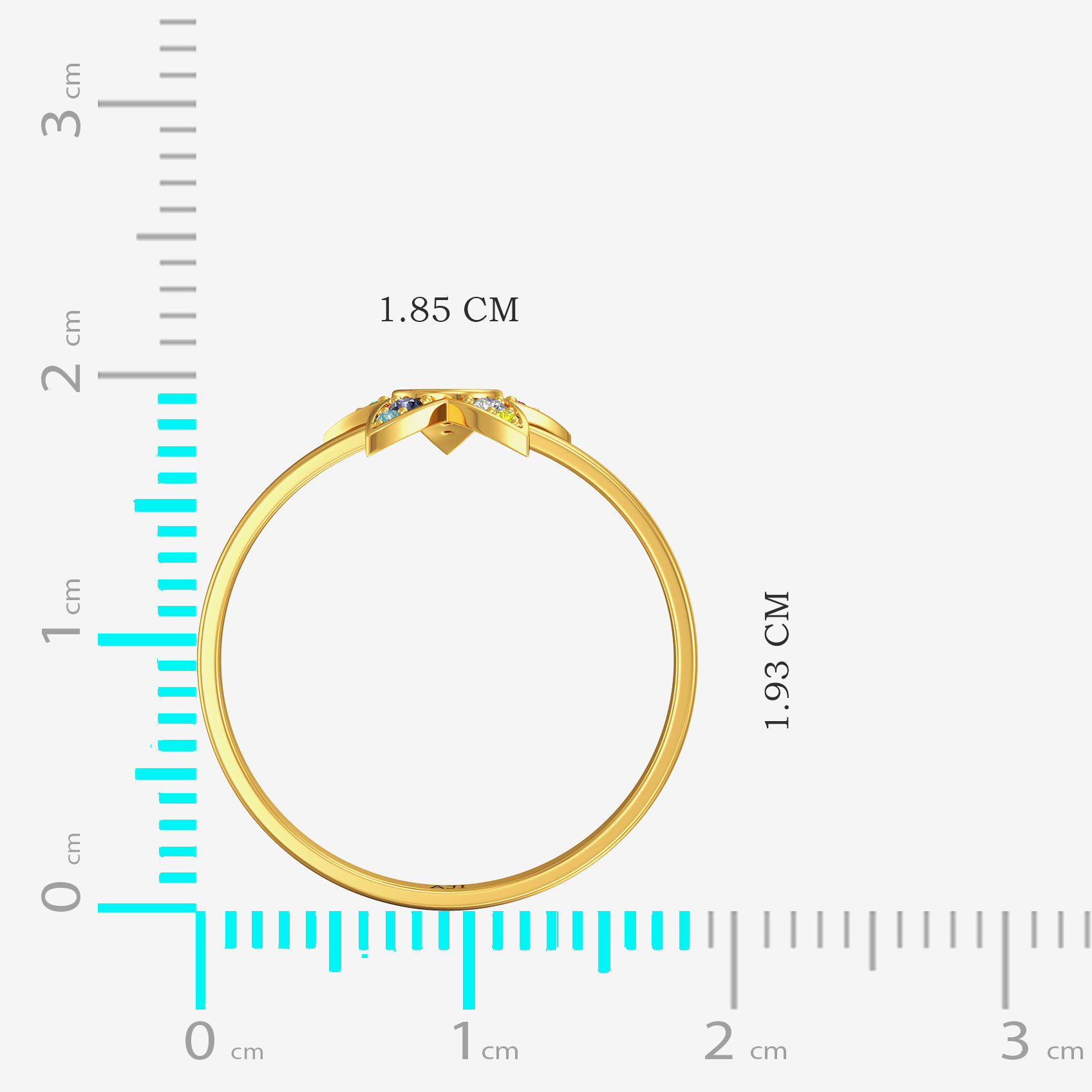 Colorful Bow Women Rings image