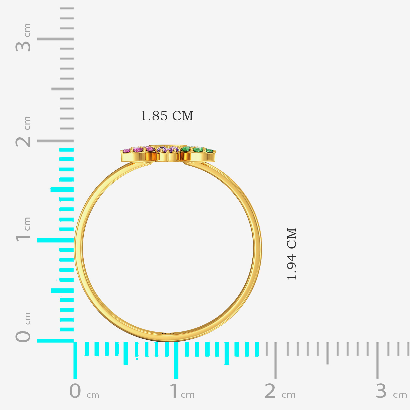 Polychromatic Display Women Rings image