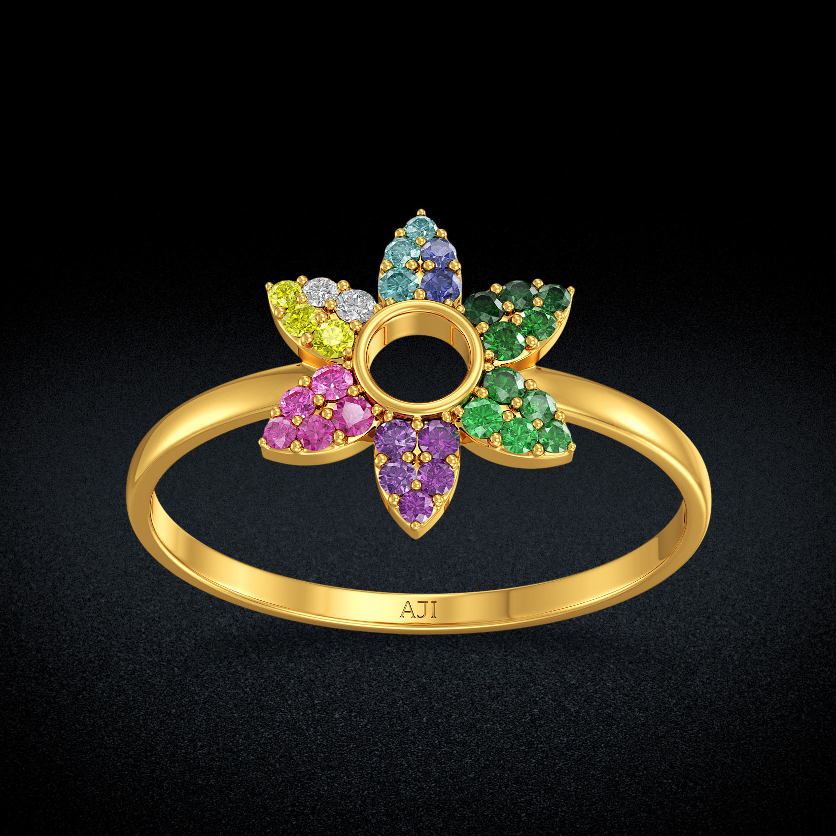 Polychromatic Display Women Rings image