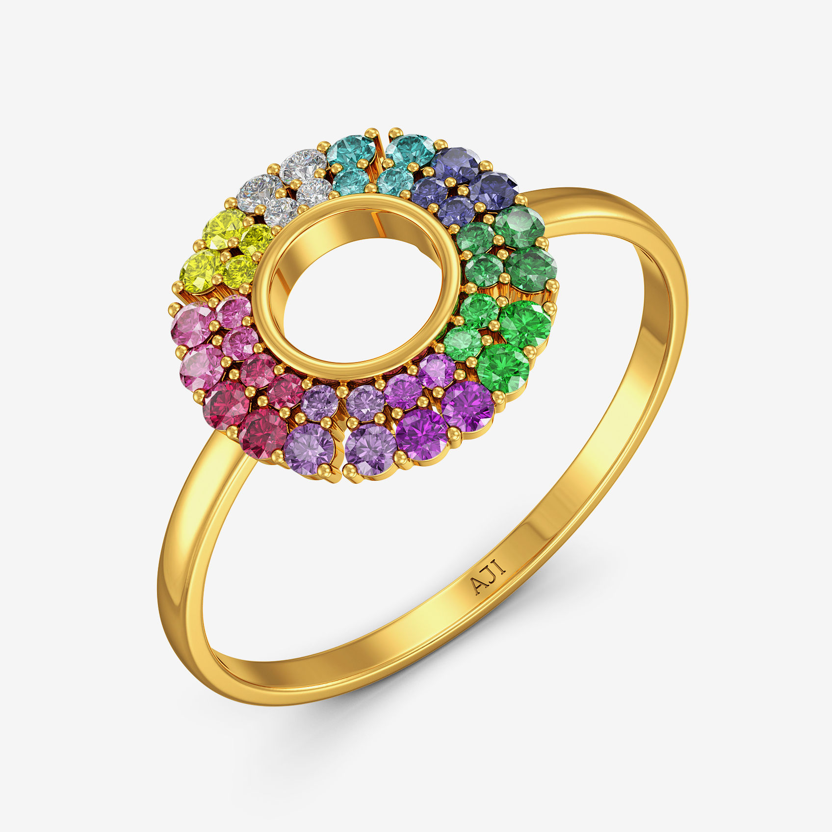 Colorful Ribbon Women Rings