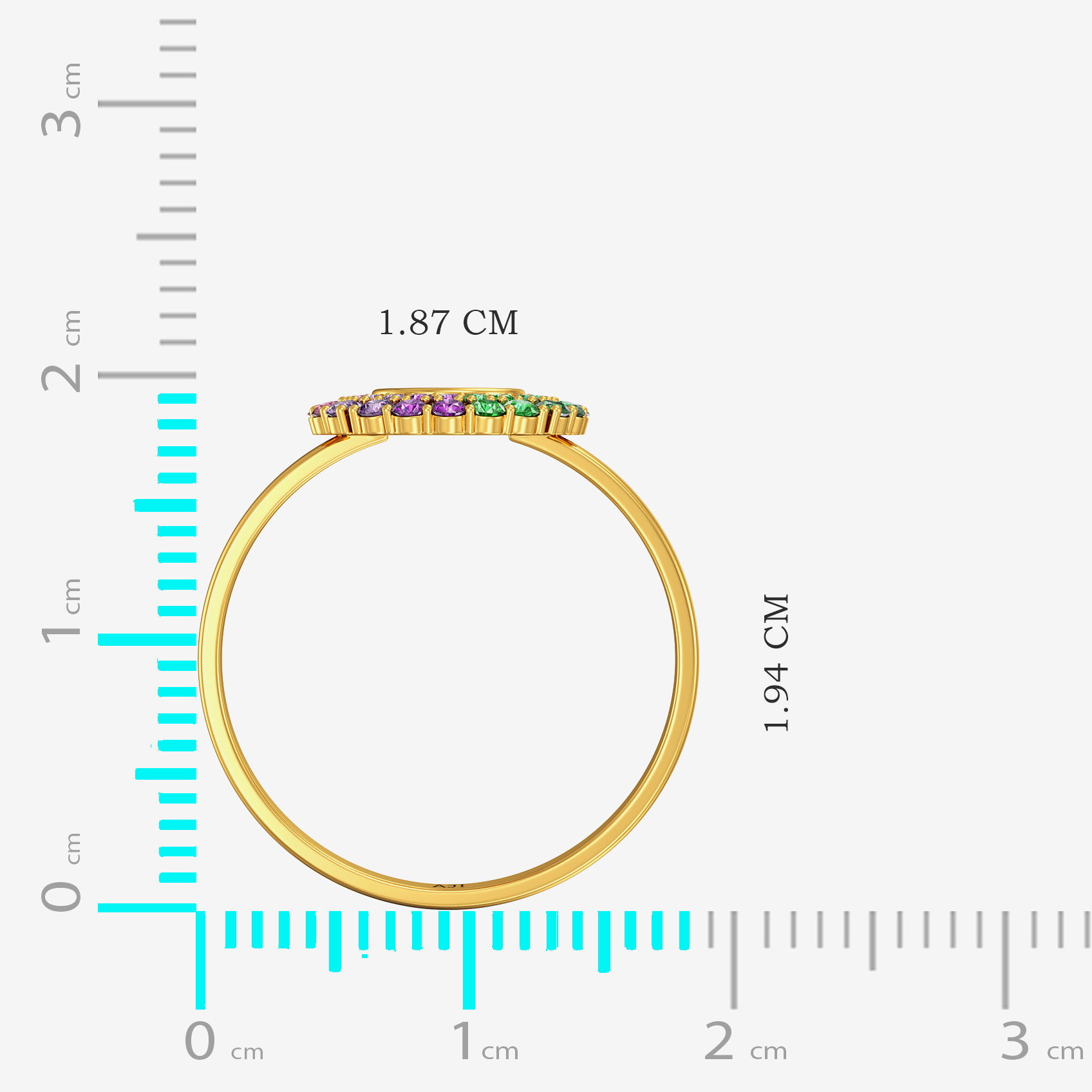 Colorful Ribbon Women Rings image