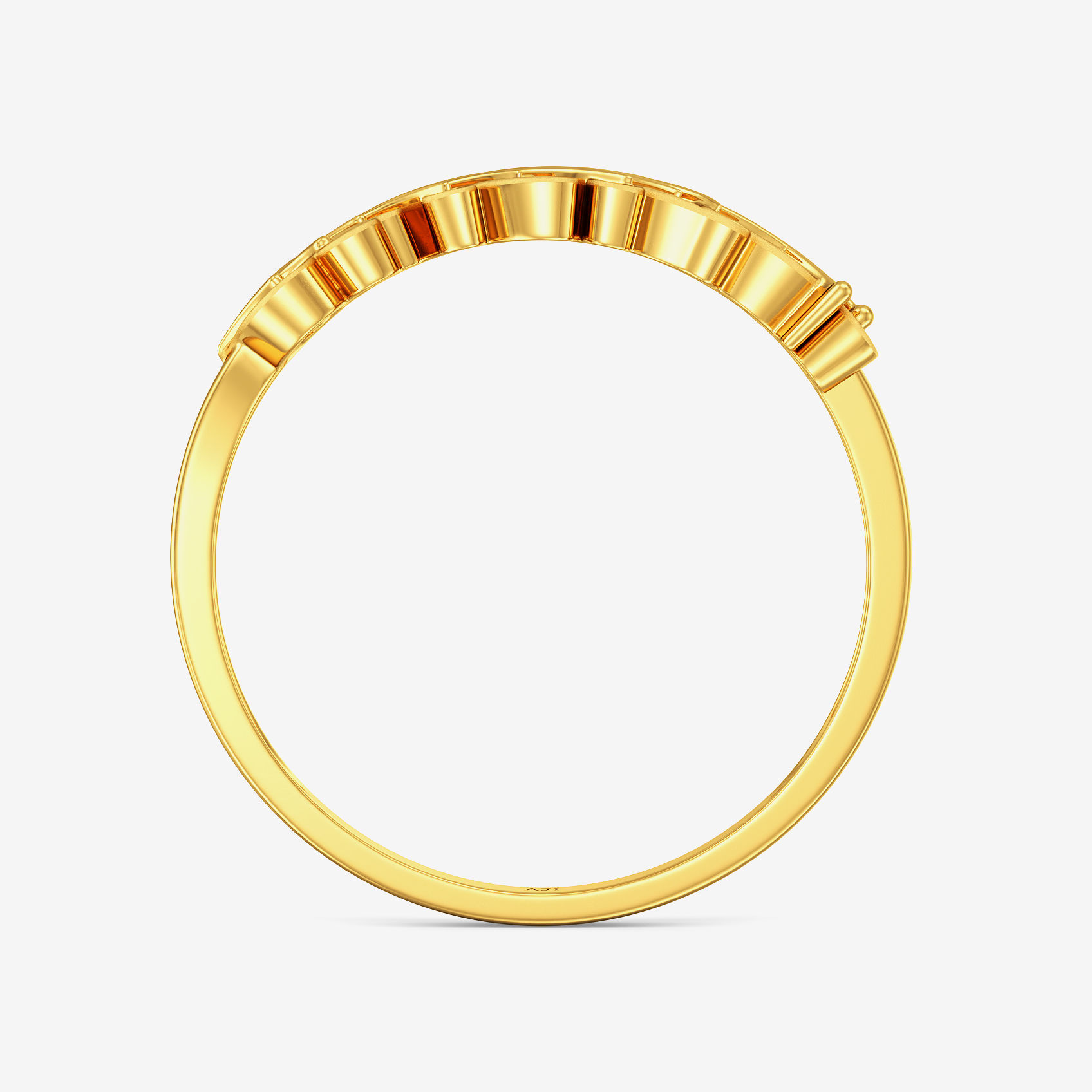 Foliate Gold Ring image