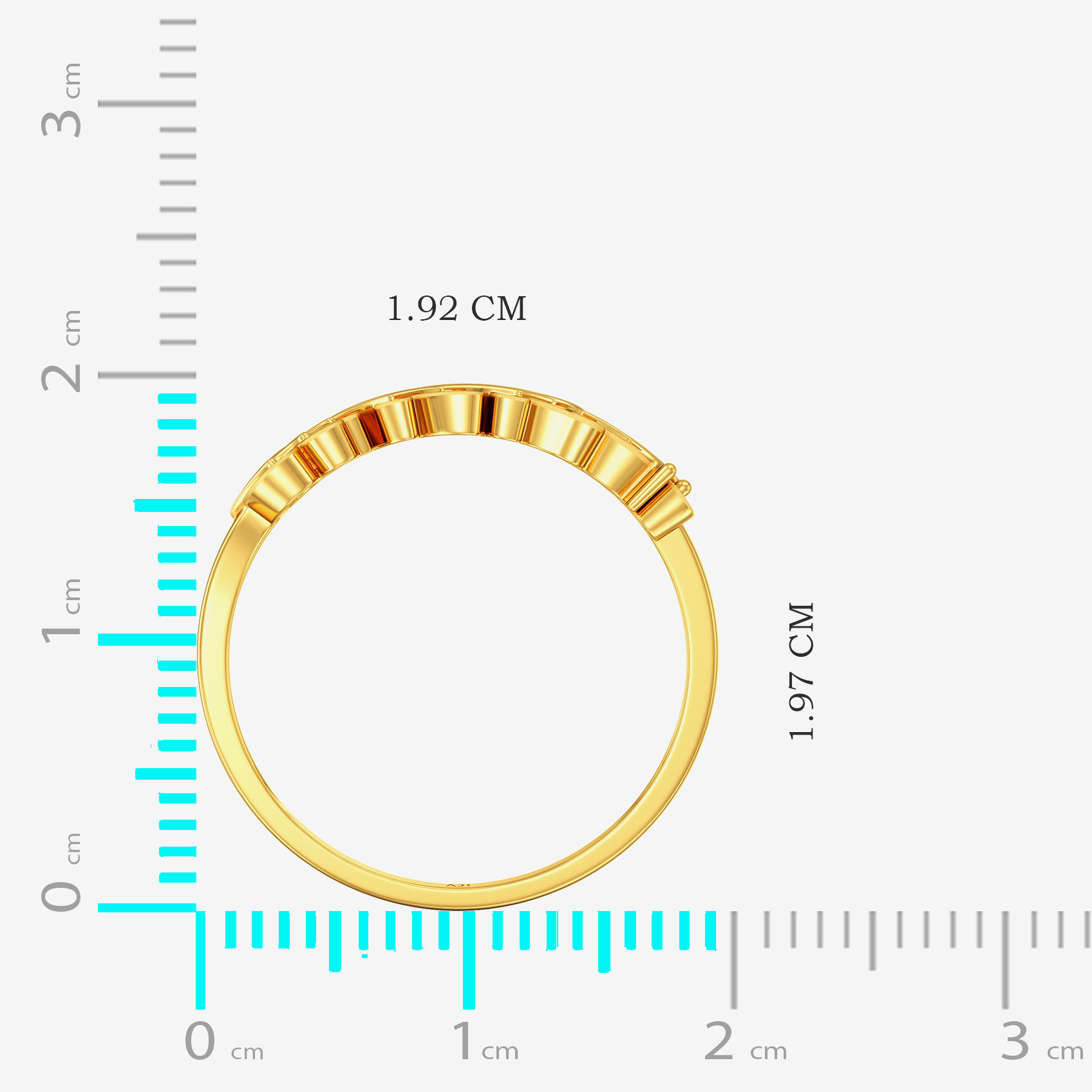 Foliate Gold Ring image