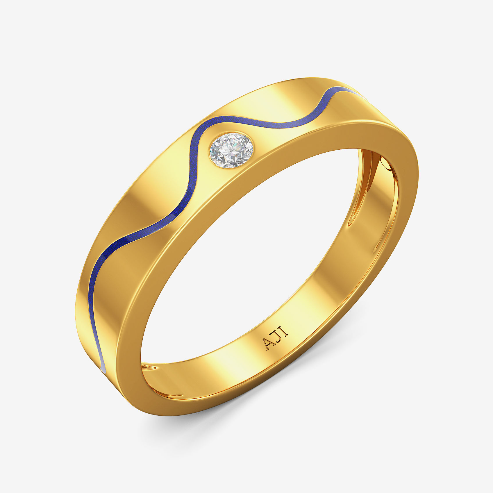 Enchanting Men Gold Ring