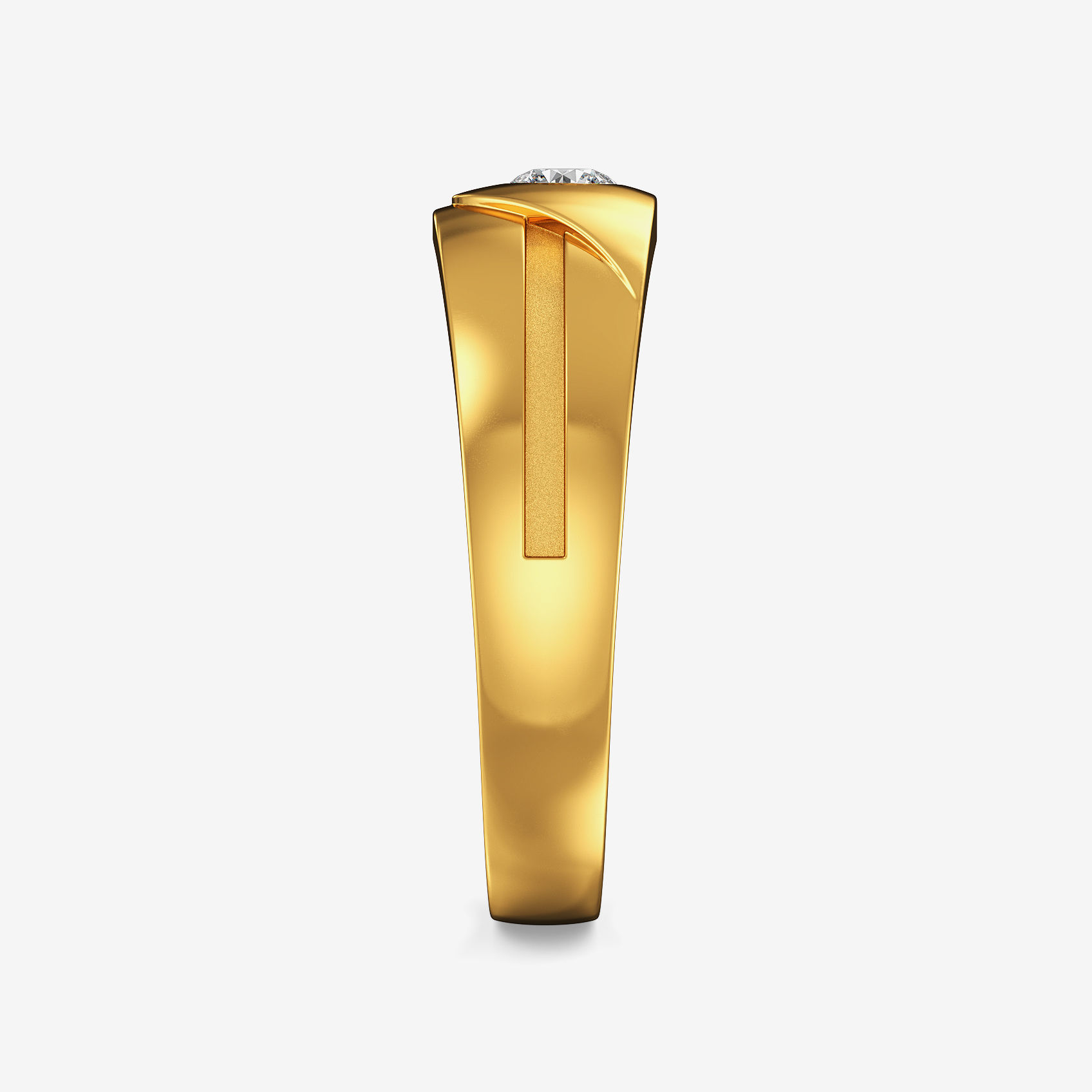 Appealing Men Gold Ring alternate view 3