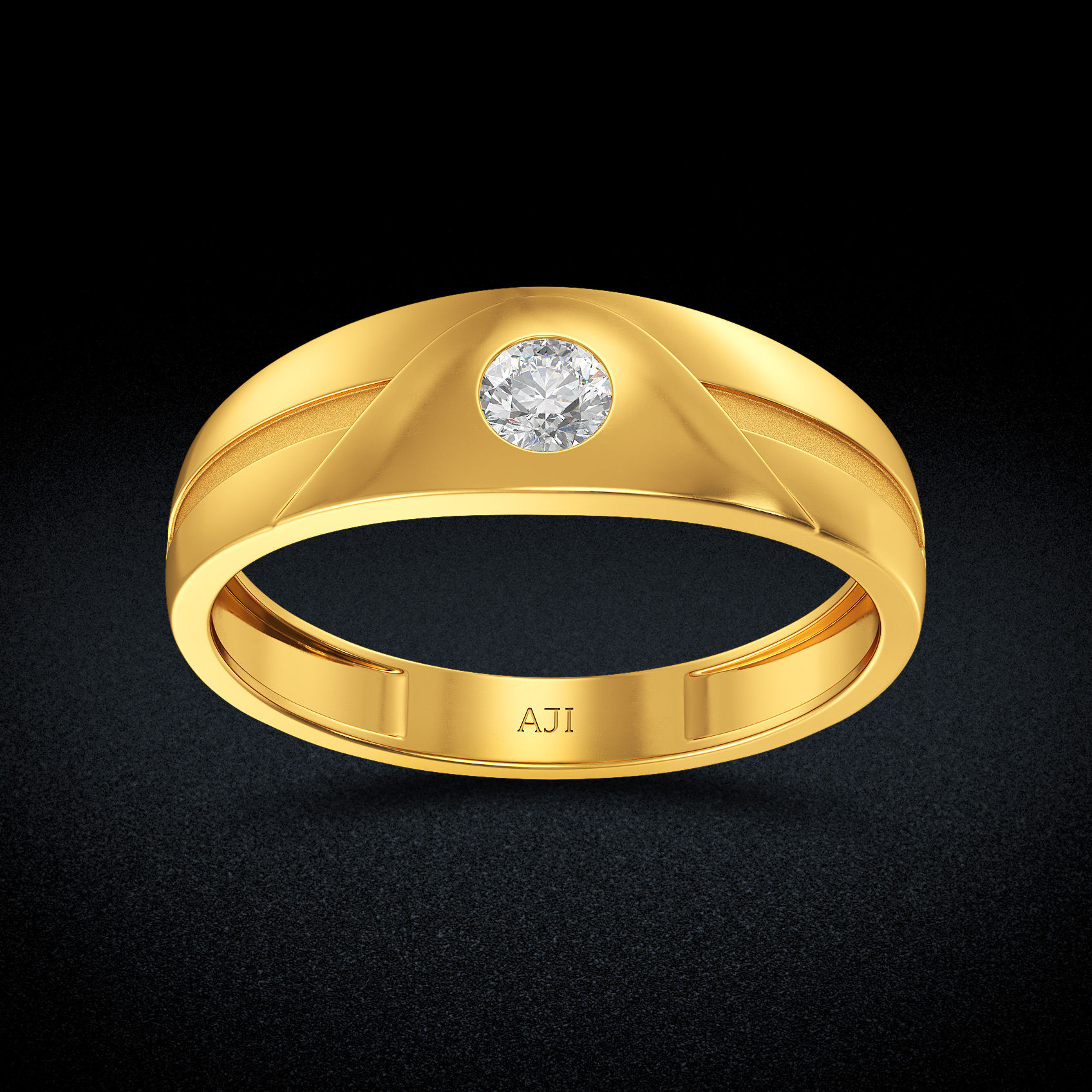 Appealing Men Gold Ring image