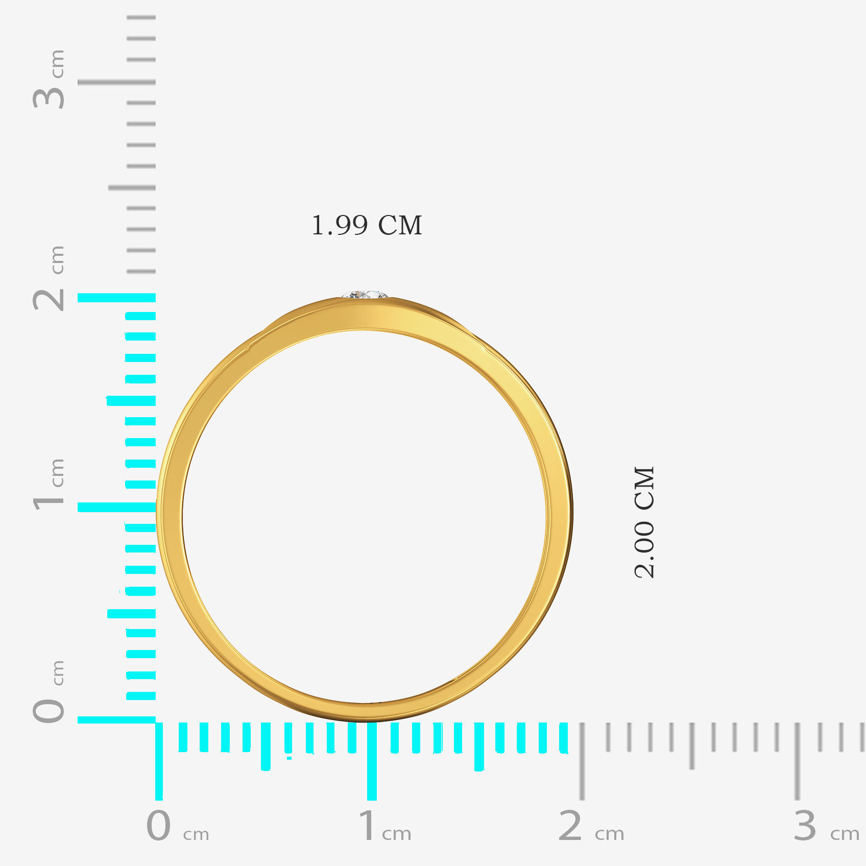 Charming Women Gold Ring image
