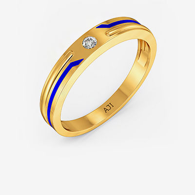 Alluring Men Gold Ring alternate view 1