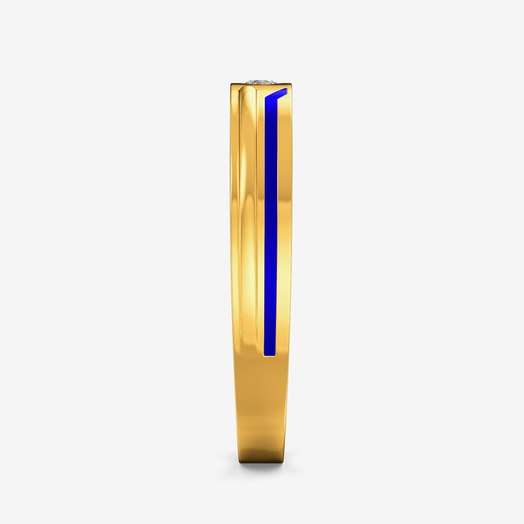 Optimal Men Gold Ring alternate view 3