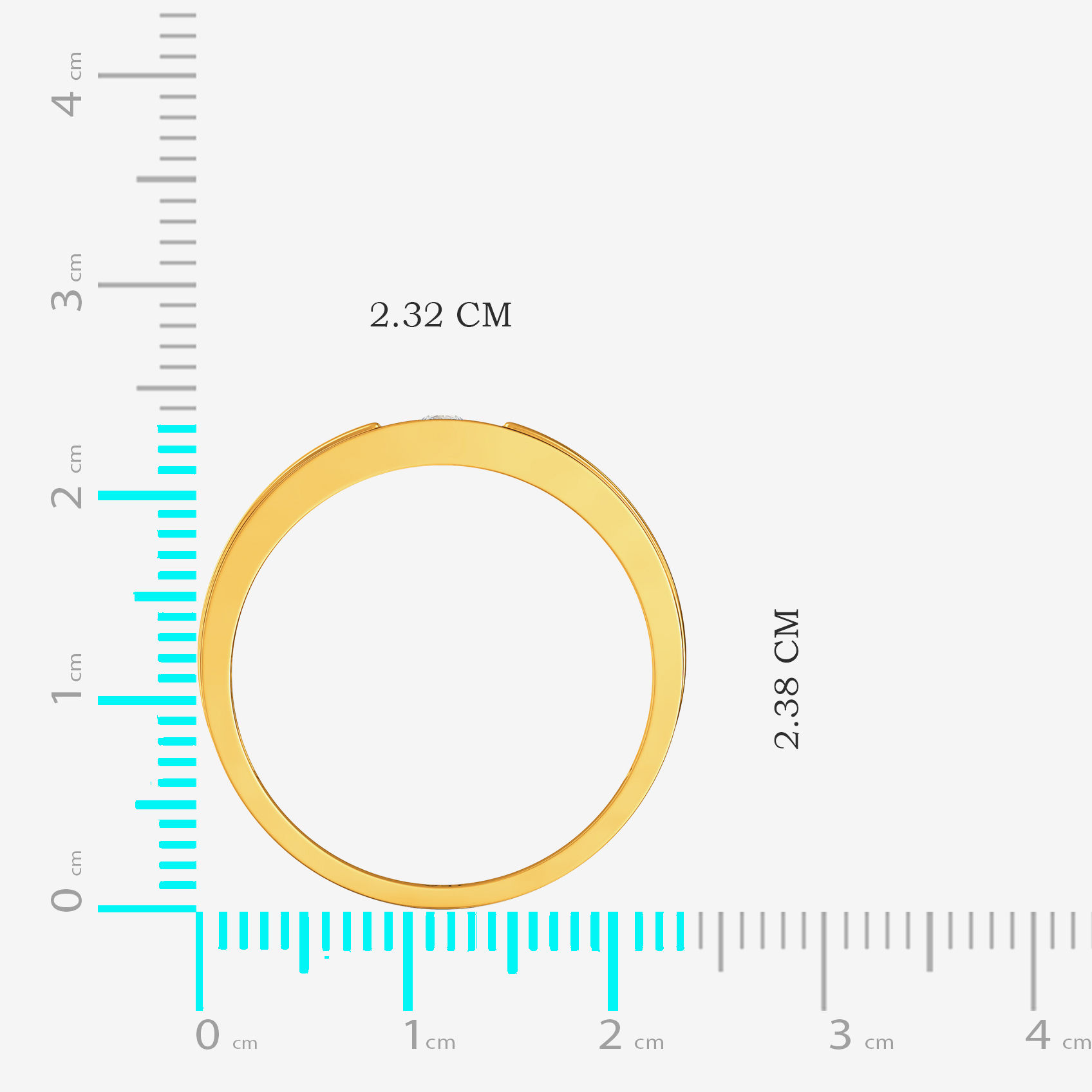Optimal Men Gold Ring image