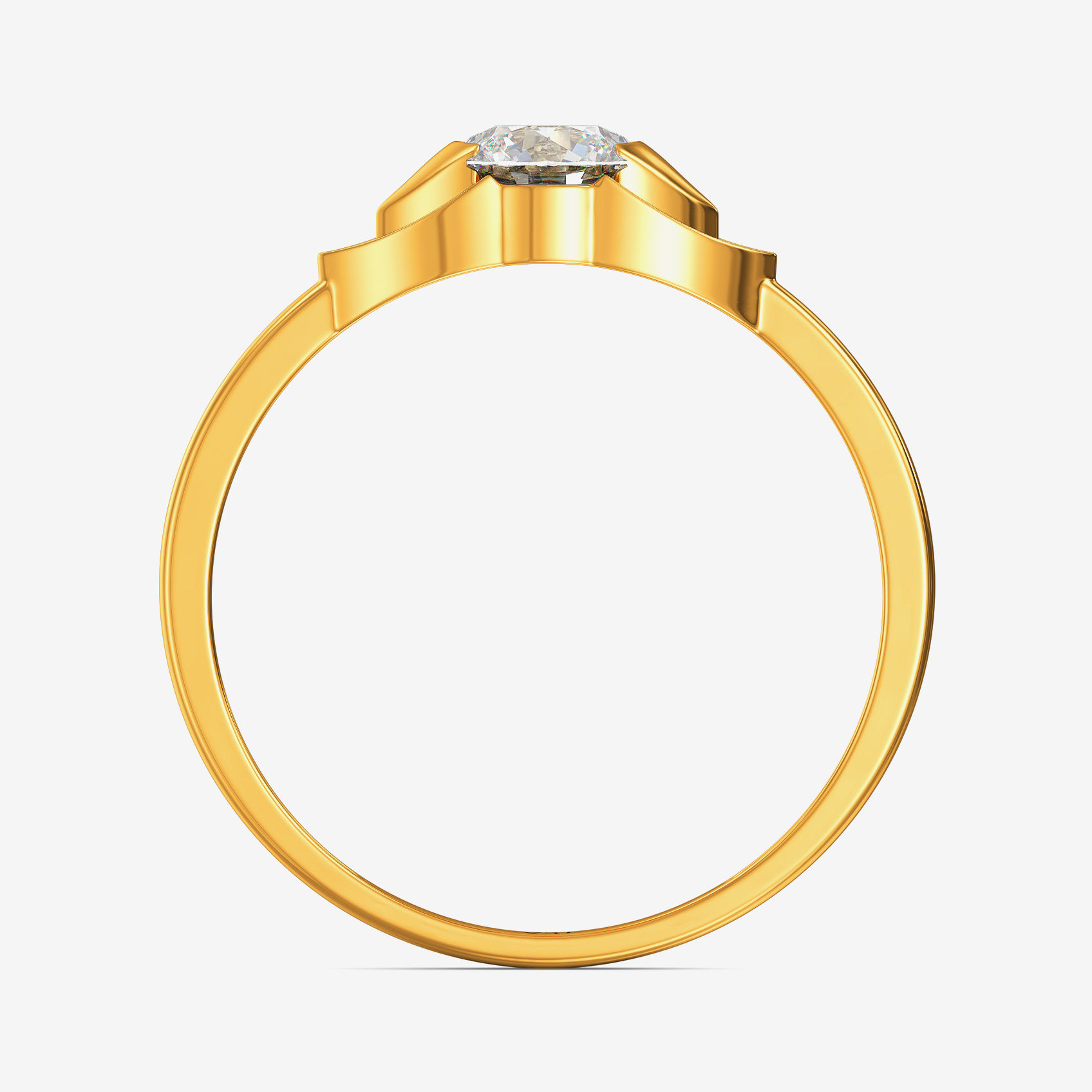 Beam Women Gold Ring image