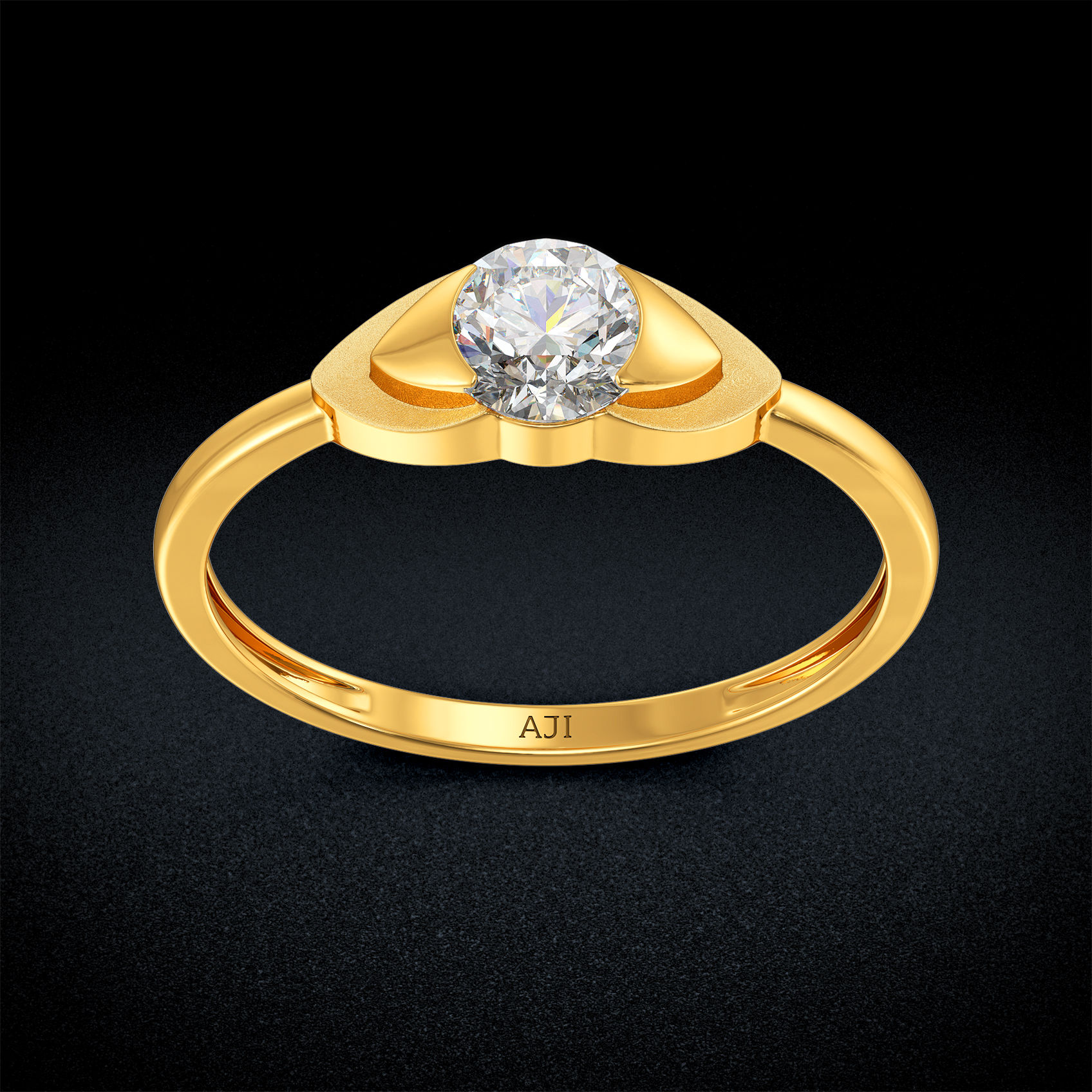 Beam Women Gold Ring image