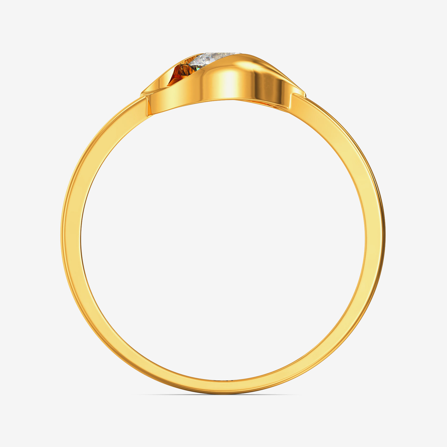 Leaf Women Gold Ring image