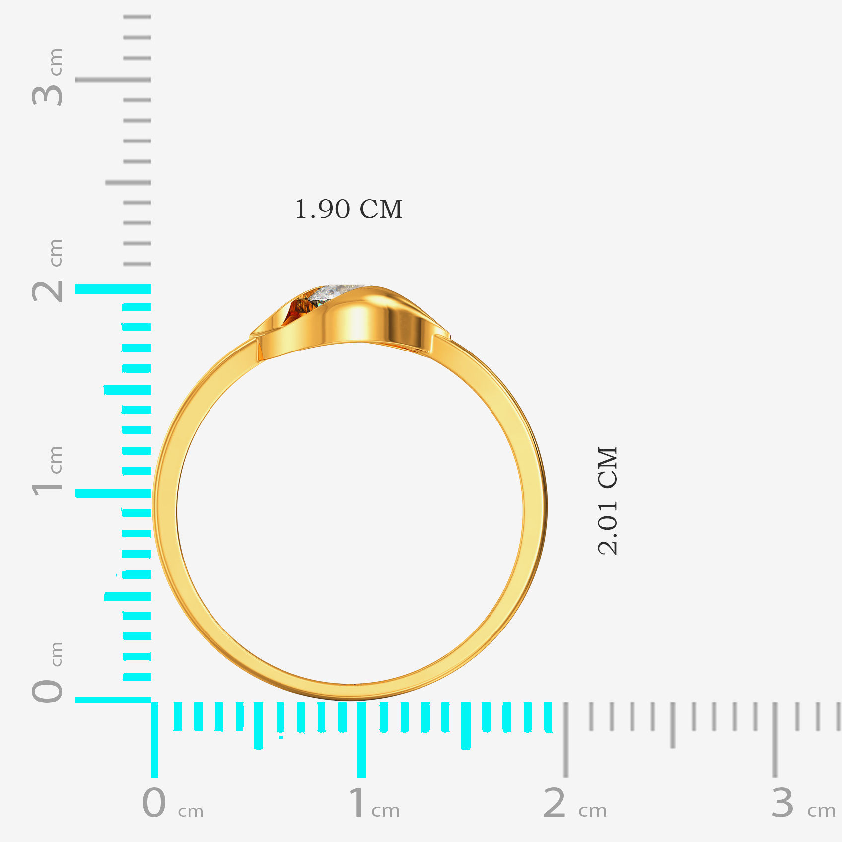 Leaf Women Gold Ring image