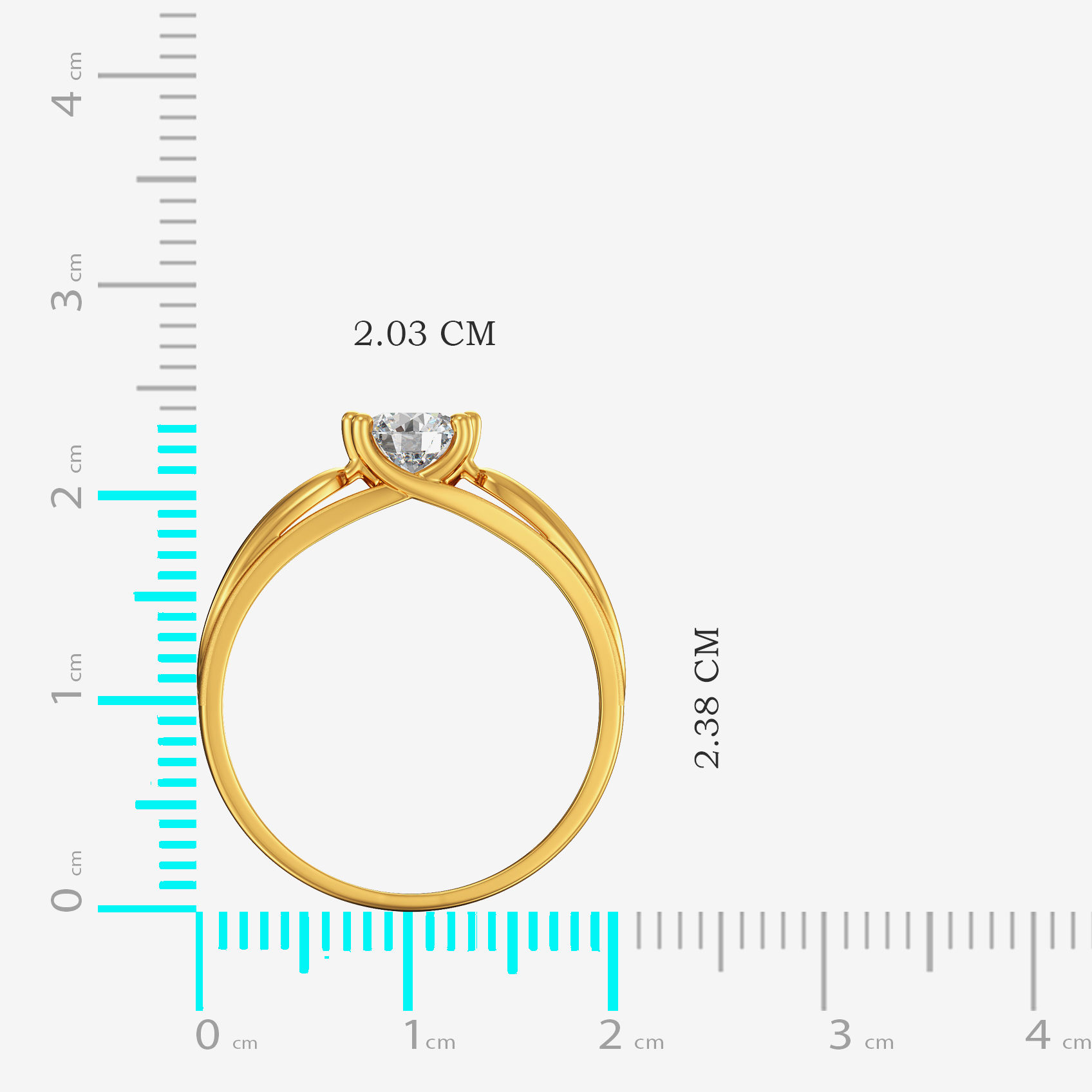 Radiate Women Gold Ring image