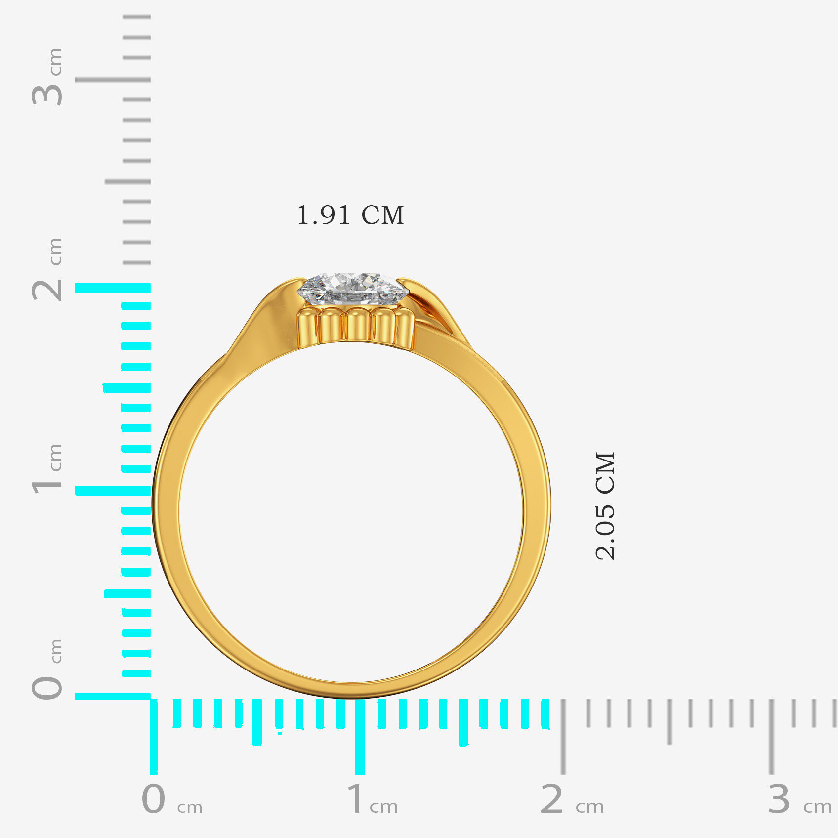 Illuminate Women Gold Ring image
