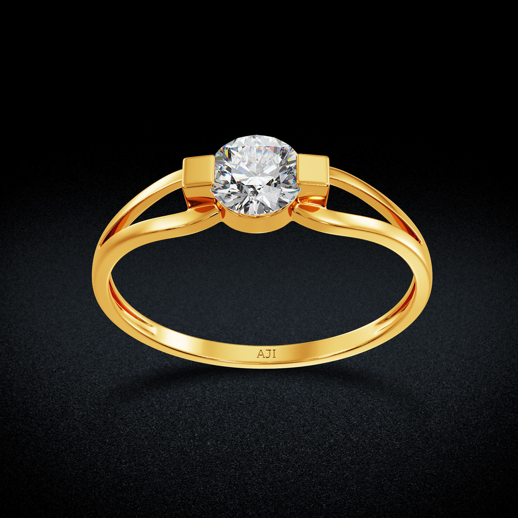 Gleam Women Gold Ring image
