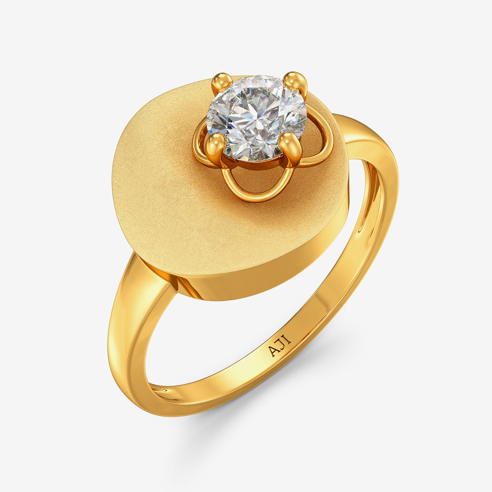 Floral Women Gold Ring