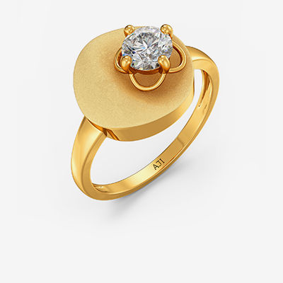 Floral Women Gold Ring alternate view 1