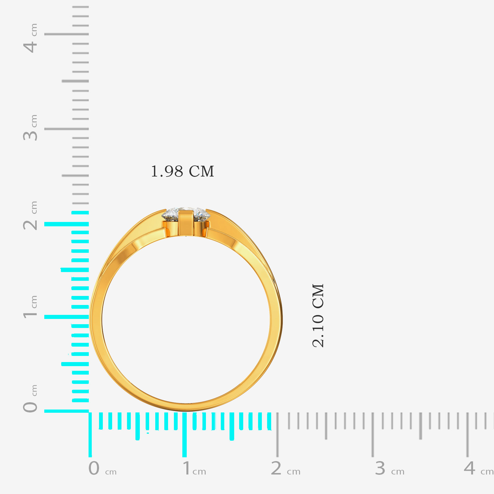 Sparkle Women Gold Ring image