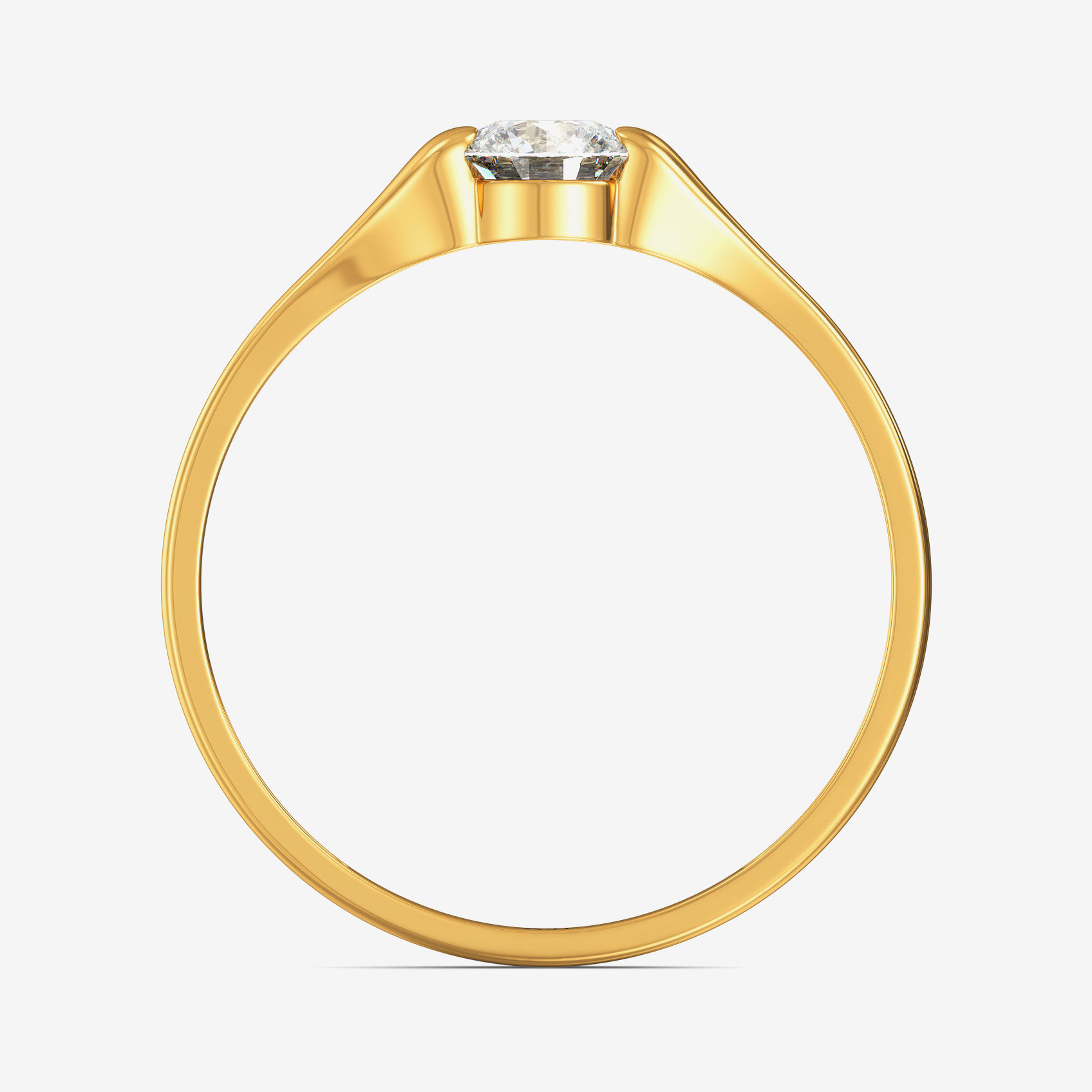 Shimmer Women Gold Ring image