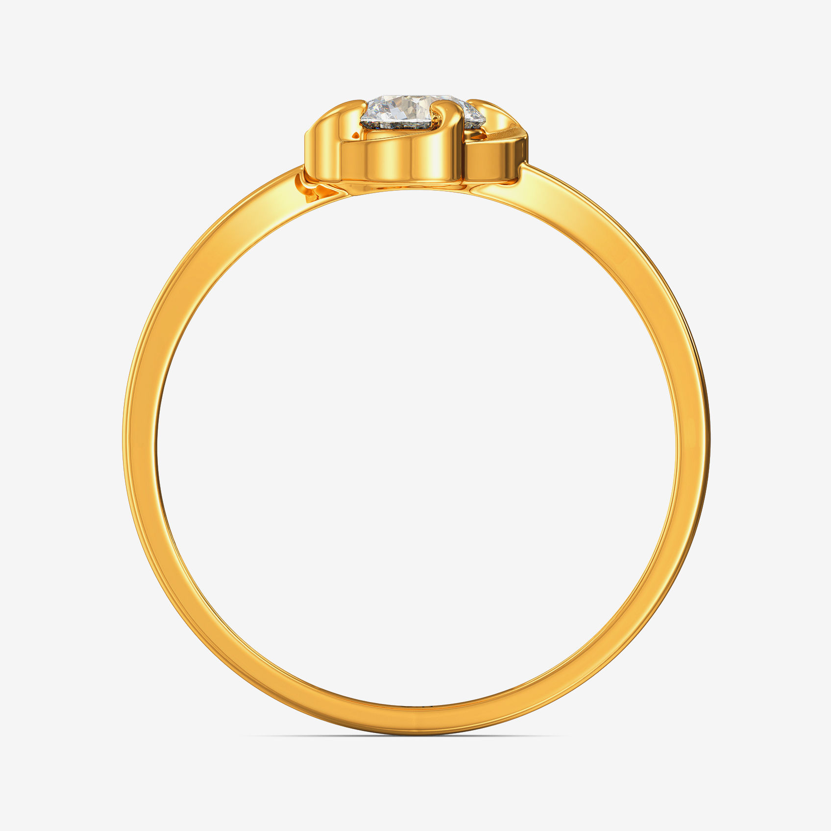 Glisten Women Gold Ring image