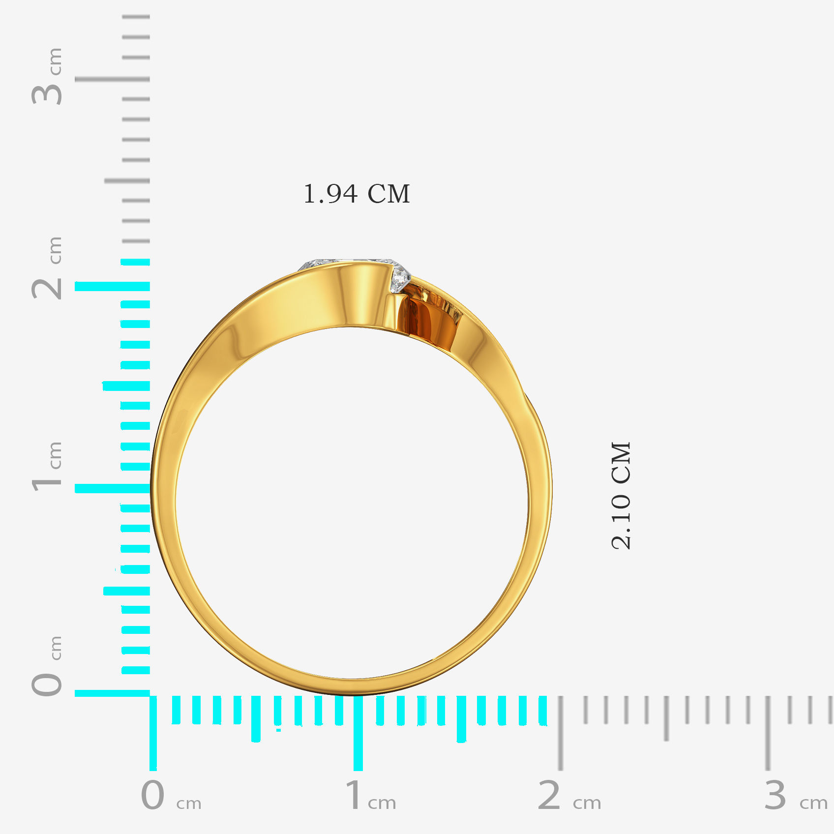 Devotion Women Gold Ring image
