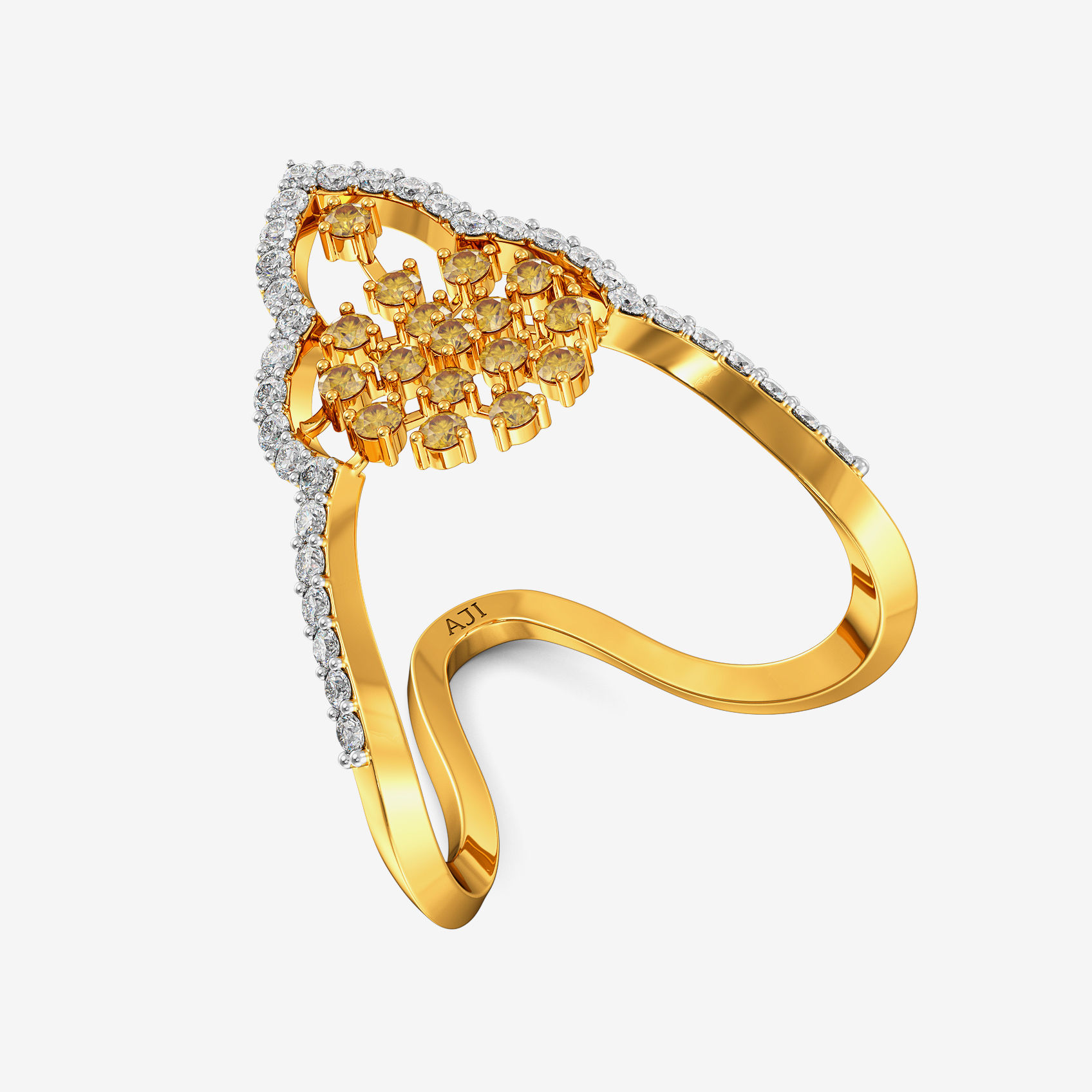 Golden Vanki Serenity Ring