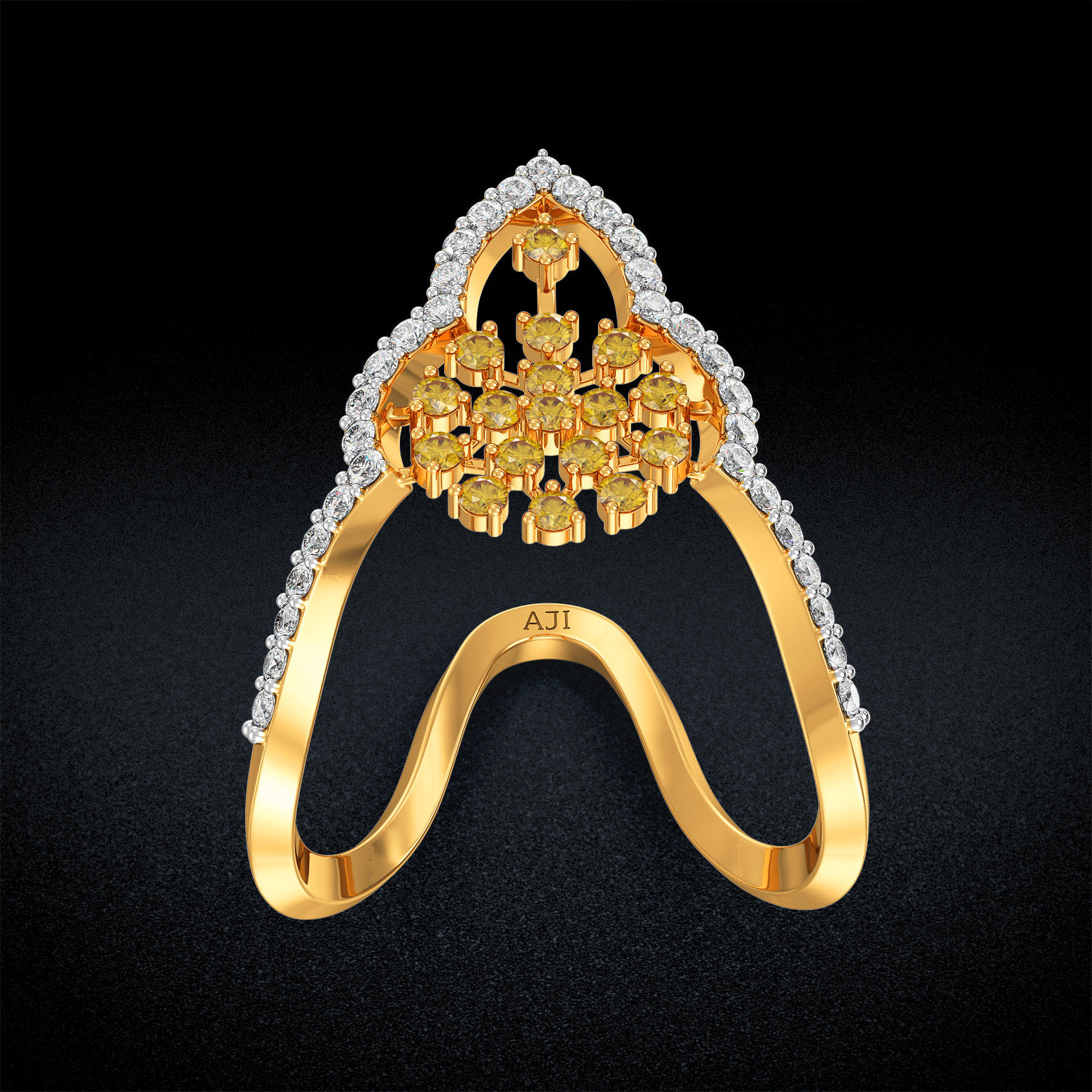 Golden Vanki Serenity Ring image