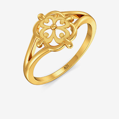 Golden Blossom Symphony Ring alternate view 1