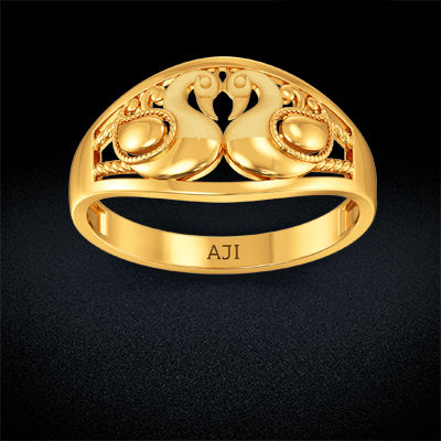 Swan Serenity Gold Ring alternate view 2