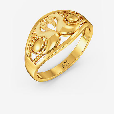 Swan Serenity Gold Ring alternate view 1