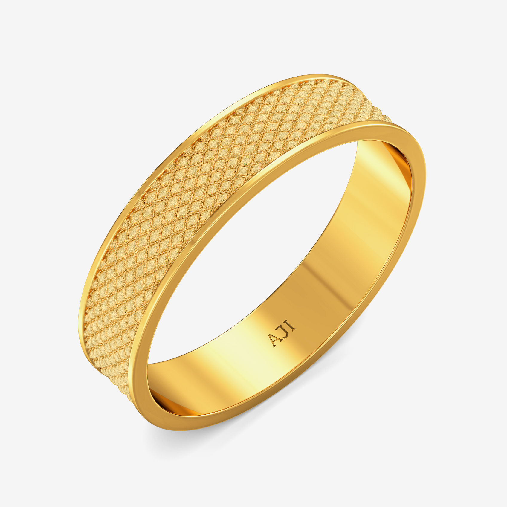 Opulent Modern Band Ring