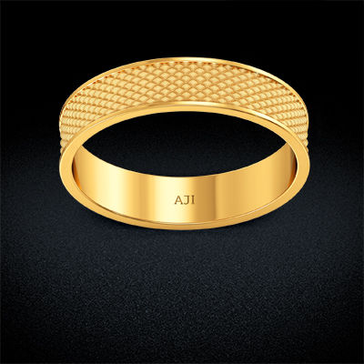 Opulent Modern Band Ring alternate view 2