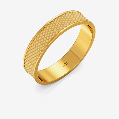 Opulent Modern Band Ring alternate view 1