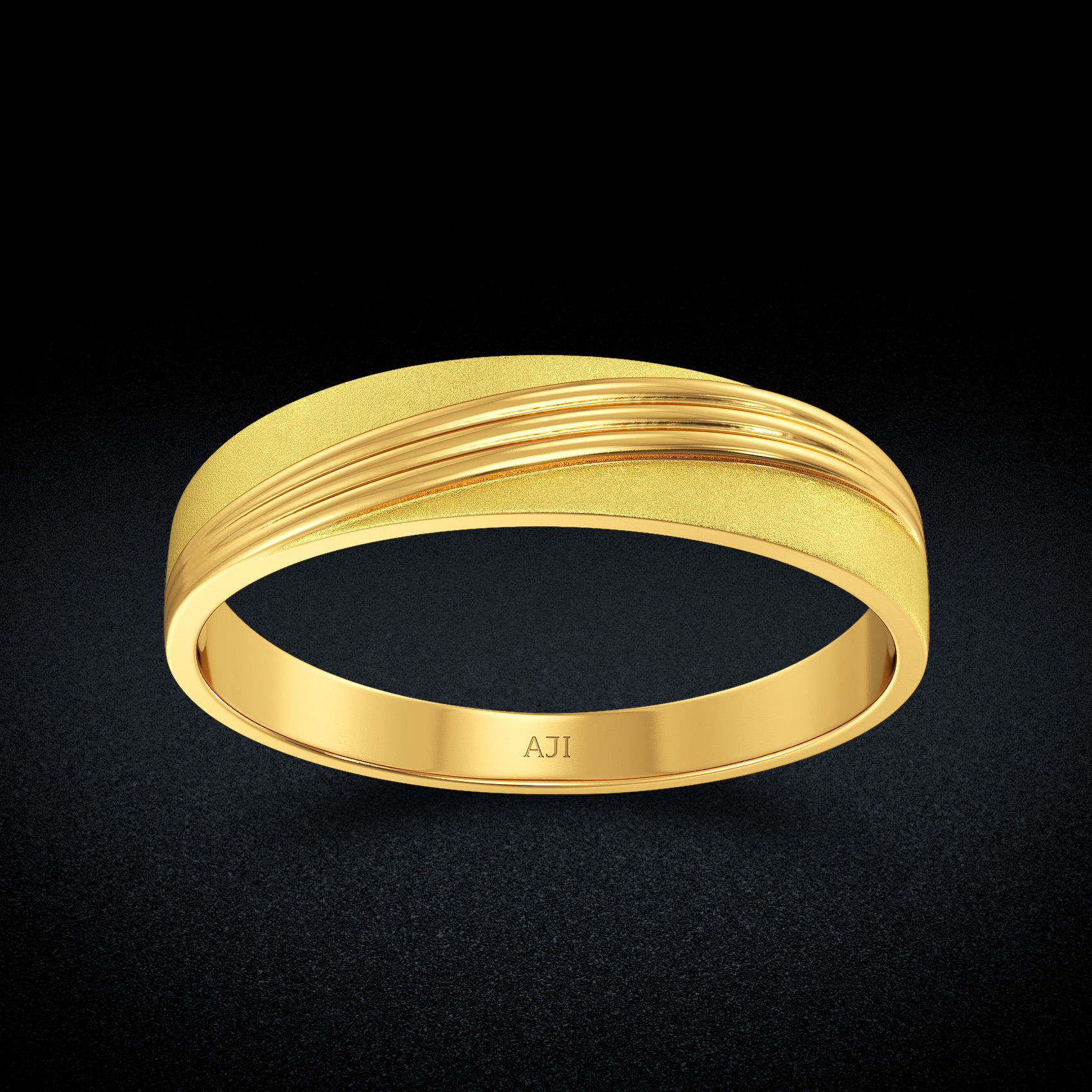 Celestial Men Gold Ring image