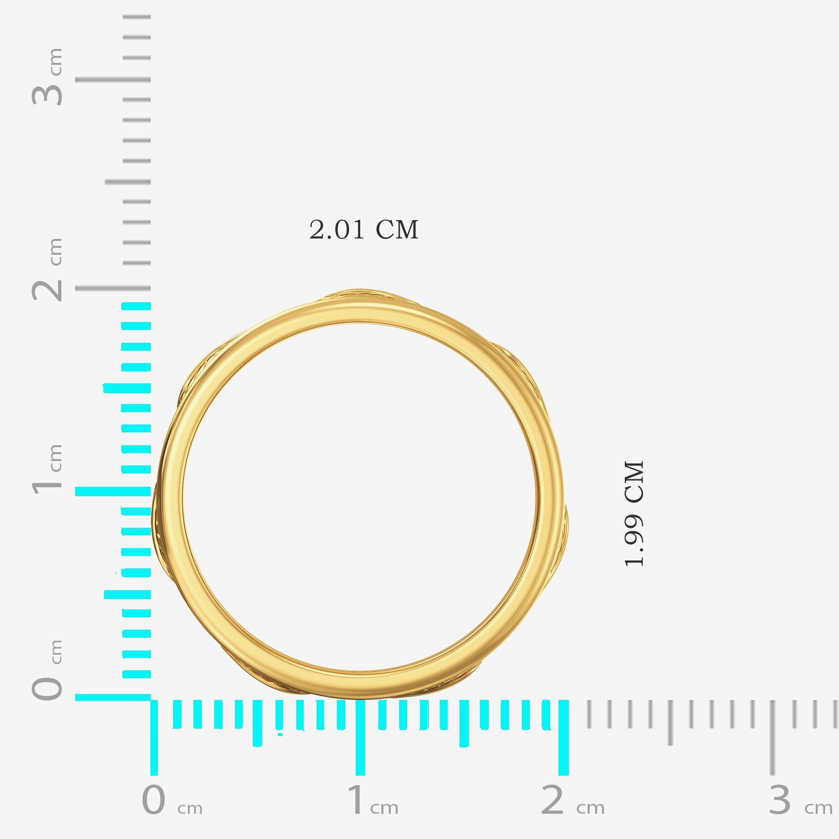 Opulent Timeless Golden Ring image