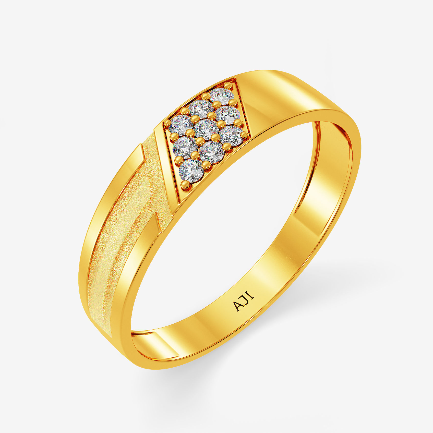 Radiant Gold Symphony Ring