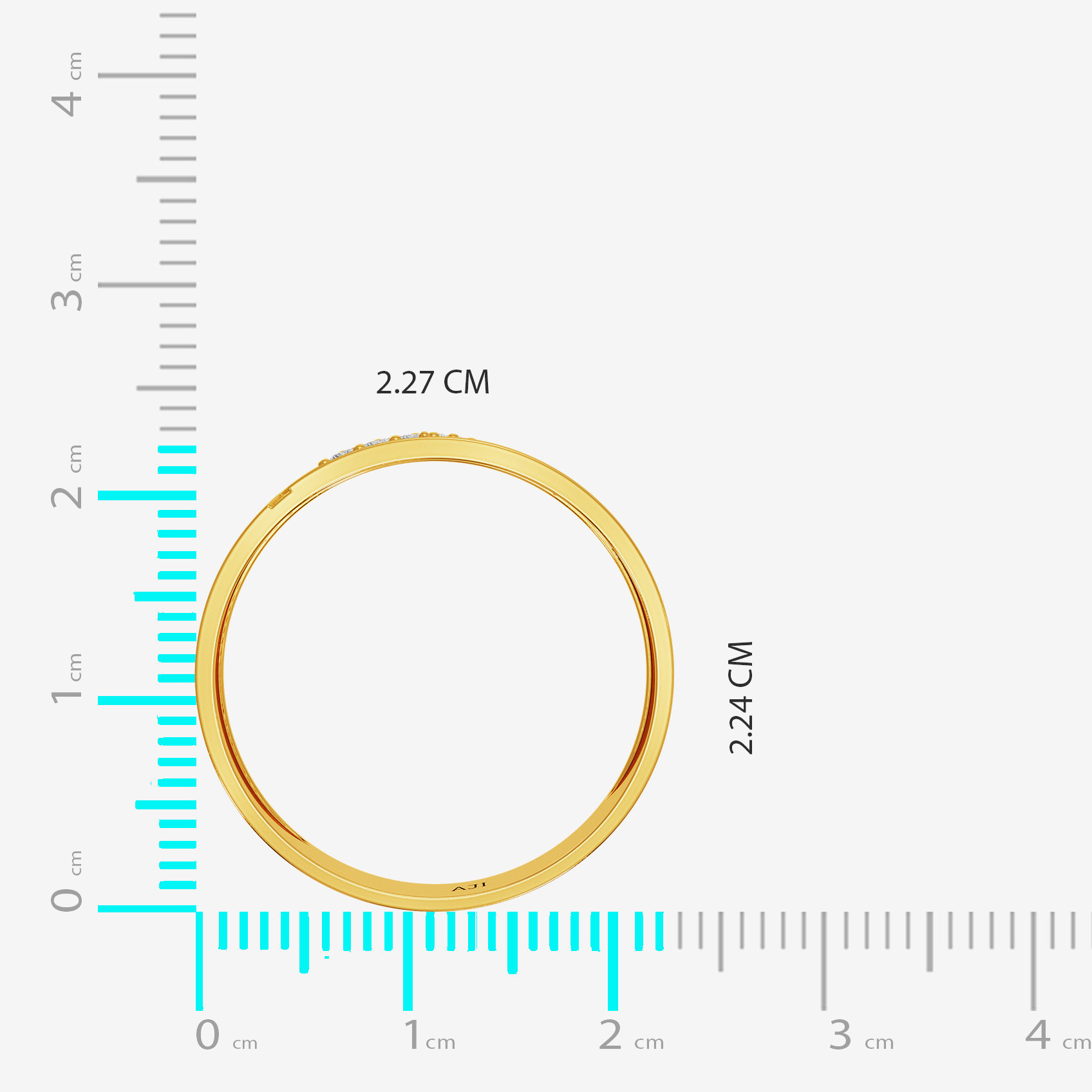 Radiant Gold Symphony Ring image